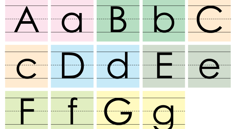 Upper and Lower Case Forms